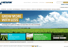Tablet Screenshot of netafim-latinamerica.com